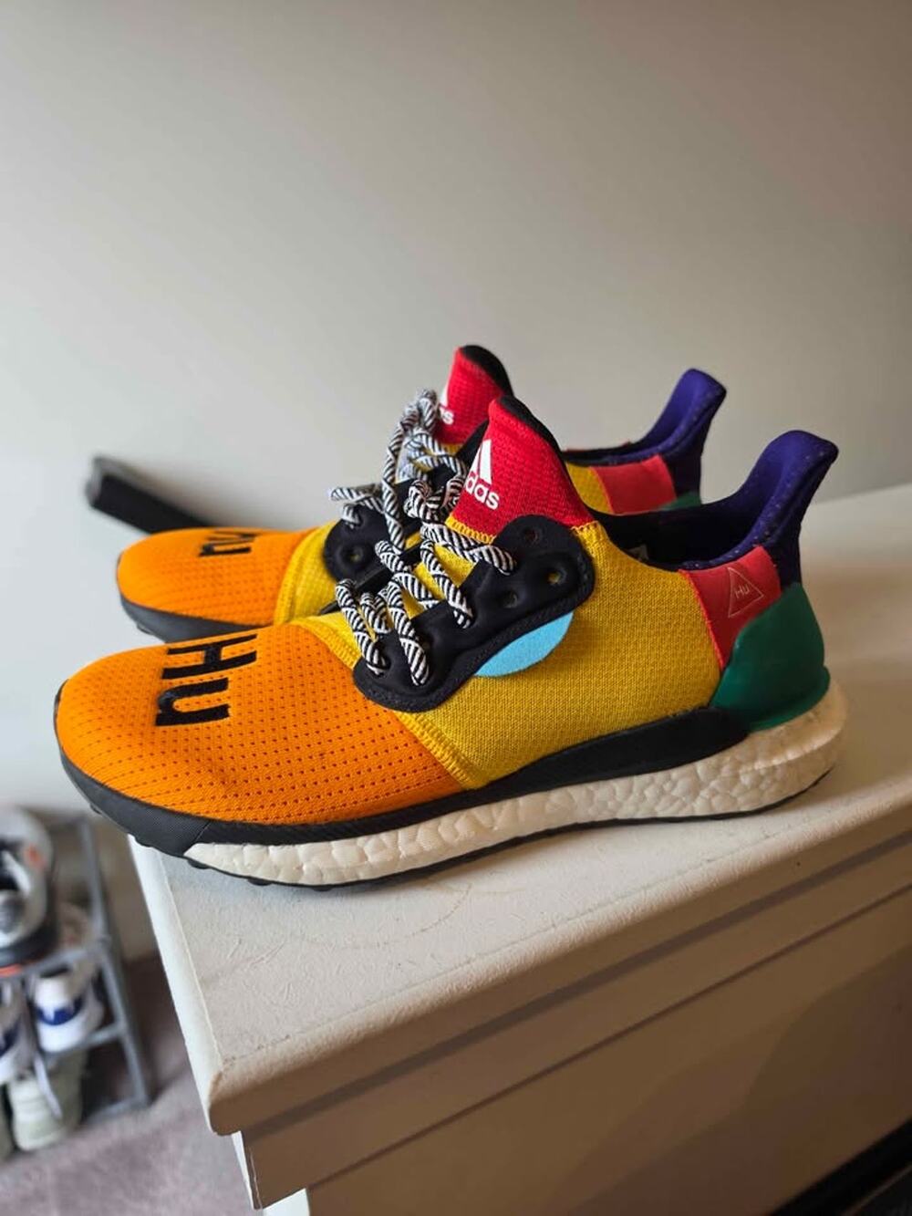 Adidas Pharrell Williams Solar Hu Glide Multicolor Boost Men’s Size 7